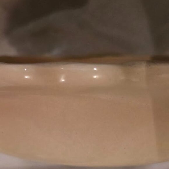 Vtg. Pumpkin Fall Thanksgiving Ceramic Pie Plate Dessert Server w/ Covered Lid - Picture 8 of 10